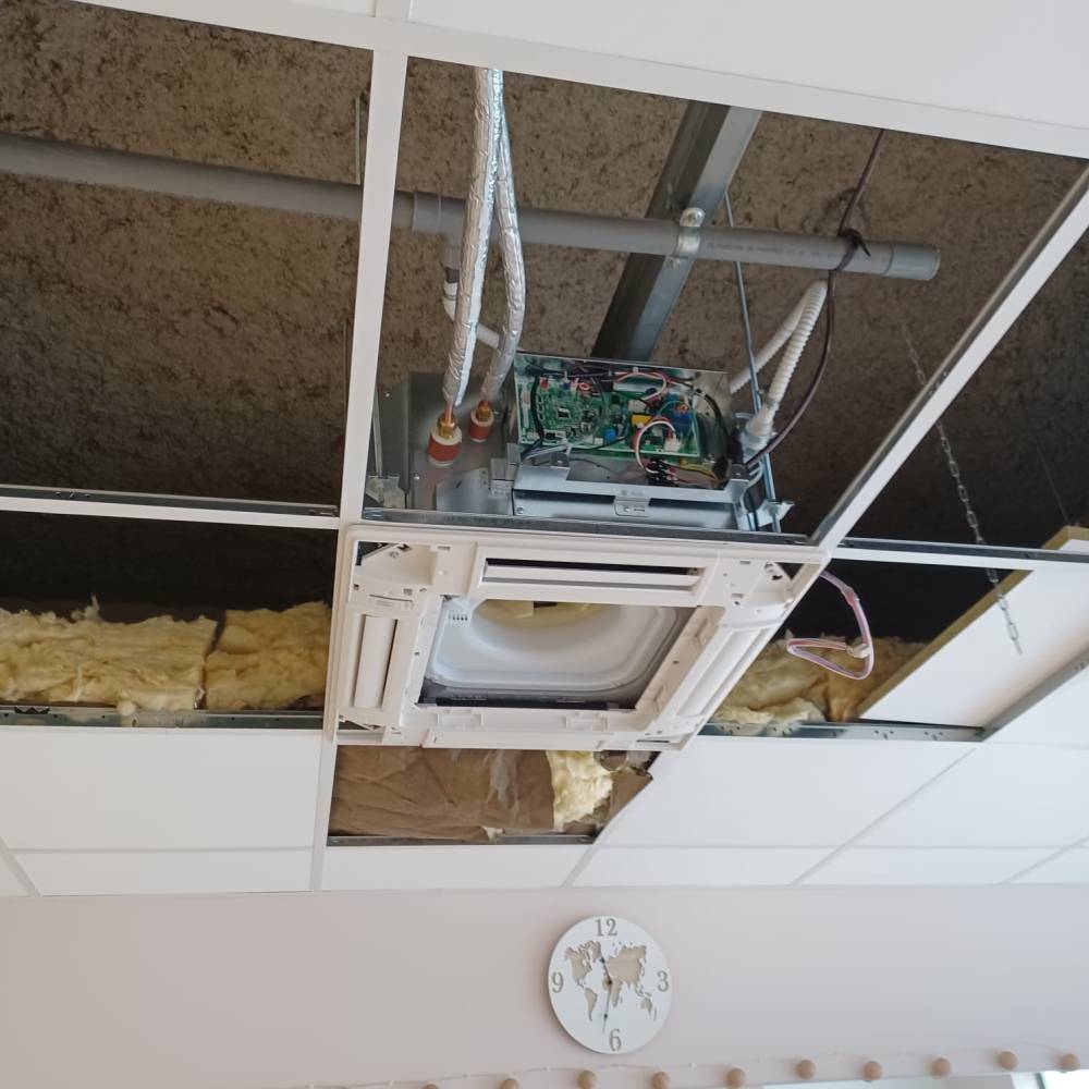 Installation etape par etape Clim air I air quadriplits